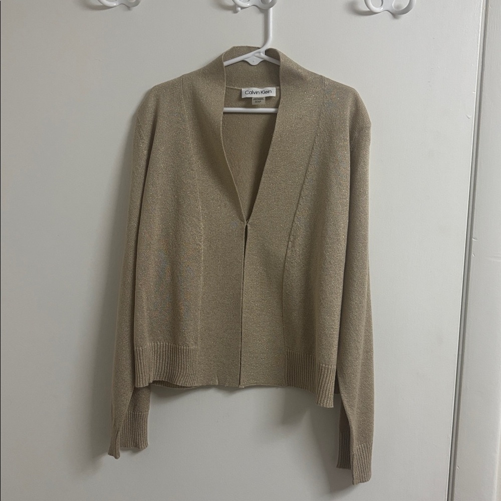 Calvin Klein Women’s Gold Cardigan